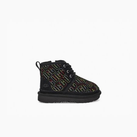 UGG Neumel II Graphic Stitch - Boots Småbarn - Svart (NO-X011)